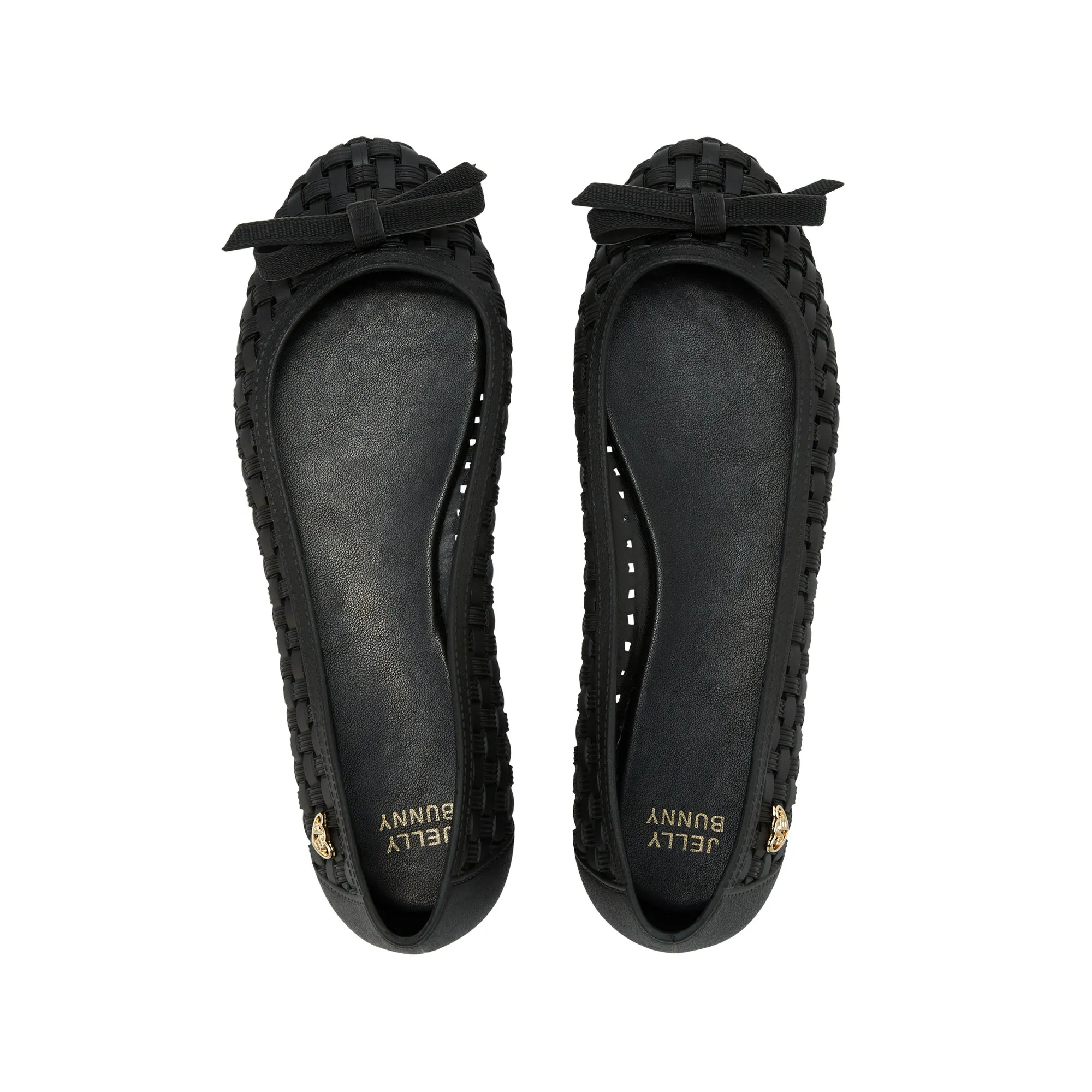 Roujin Flat Ballerinas Black
