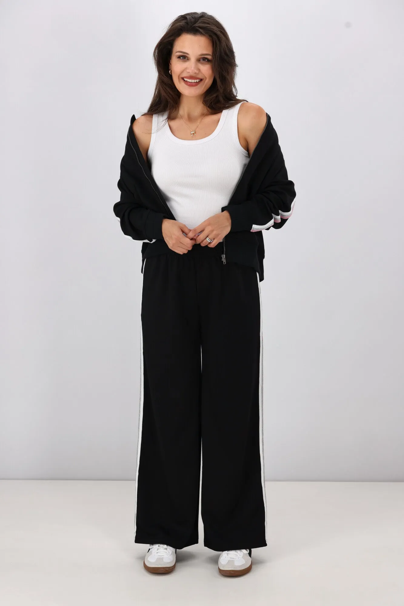 Shine On Label Seara Wide Leg Pant Black