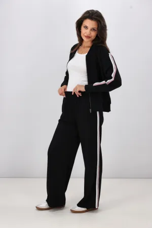 Shine On Label Seara Wide Leg Pant Black