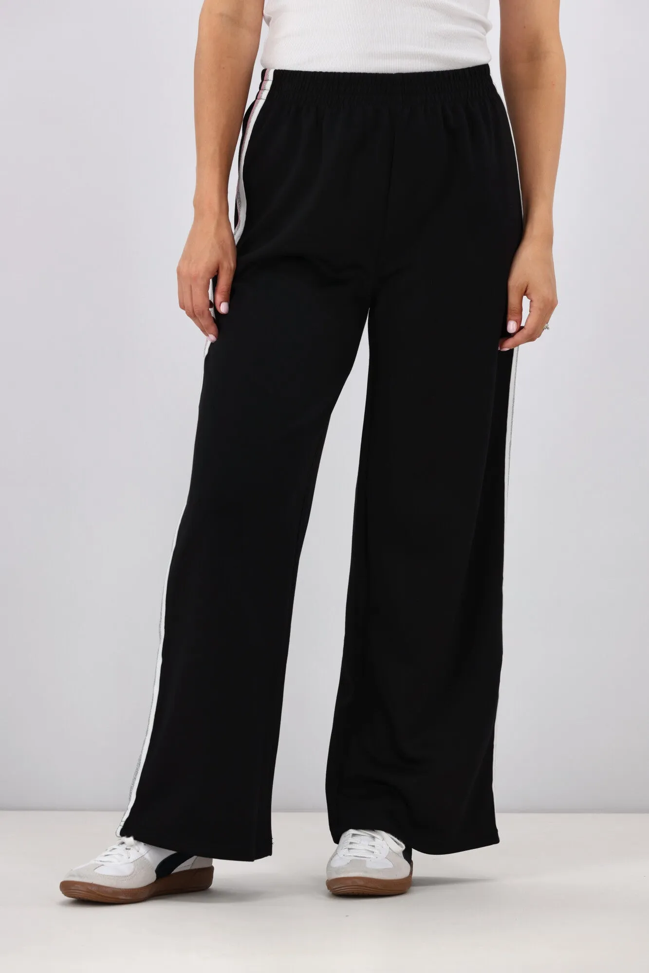 Shine On Label Seara Wide Leg Pant Black