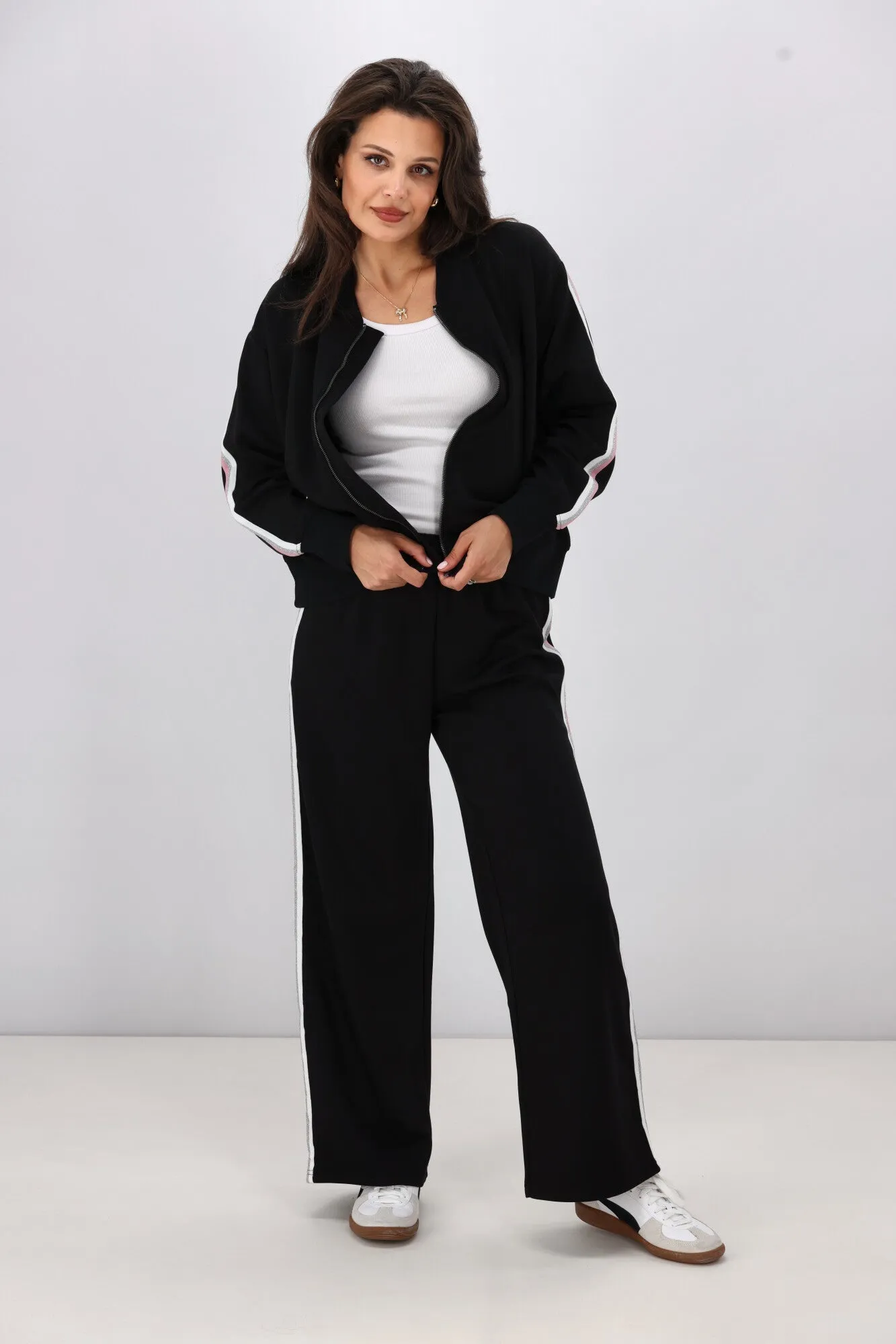 Shine On Label Seara Wide Leg Pant Black