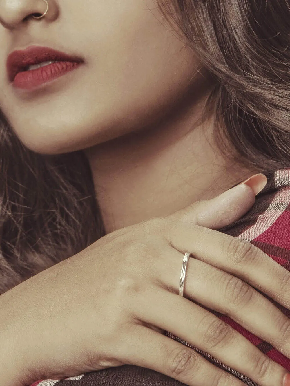 Silver Thumb Ring