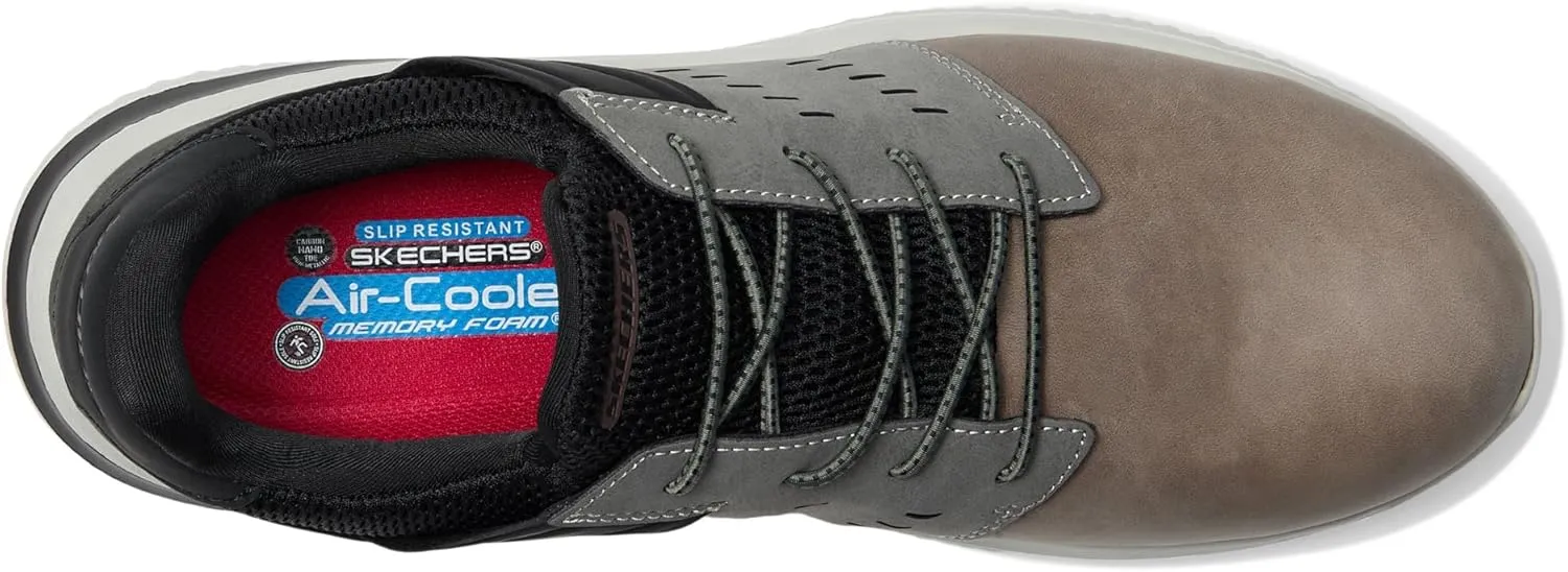 Skechers Men's Delson 3.0 Sr-Tyoll Comp Toe Sneaker