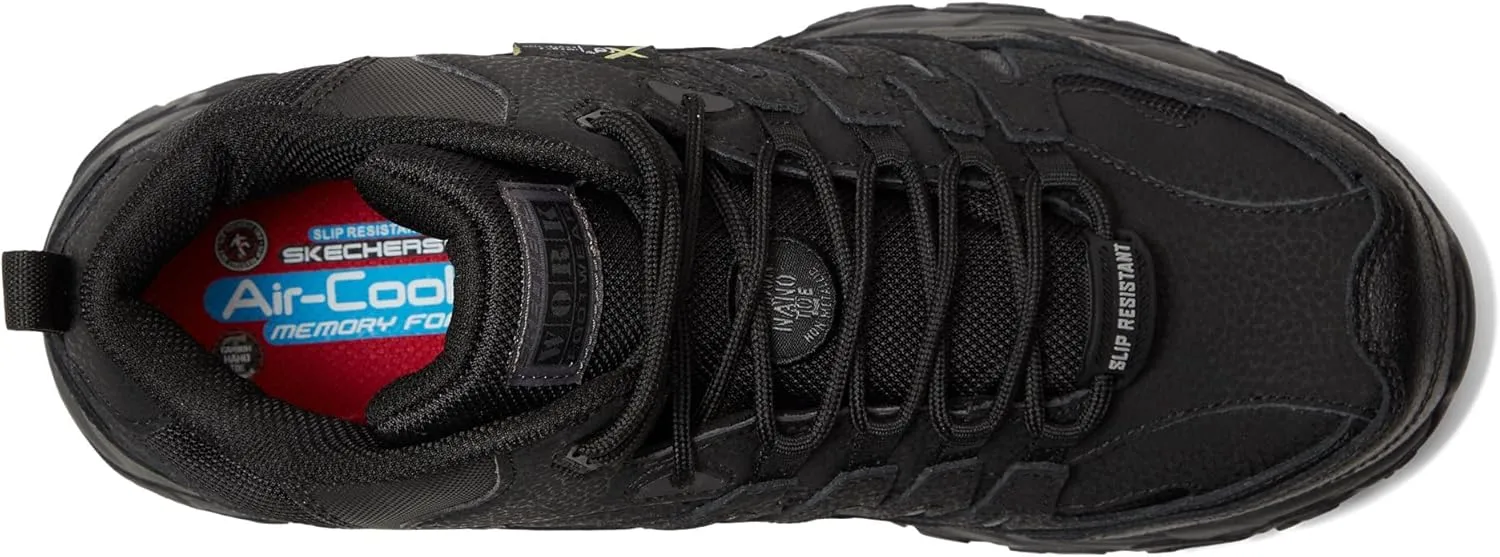 SKECHERS Men's Holdredge-Comp Toe Internal Met Guard Industrial Shoe