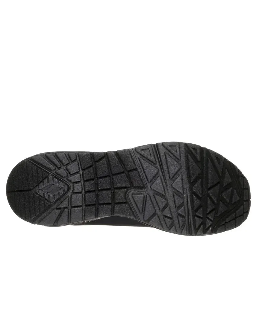 Skechers Uno Stand on Air Black/Black Wide