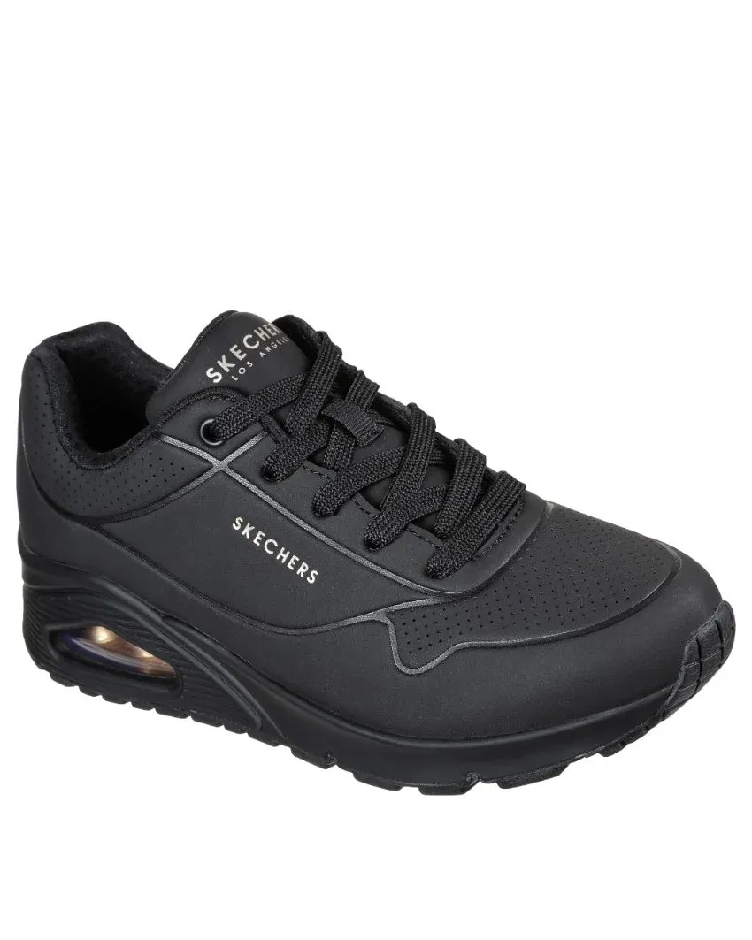 Skechers Uno Stand on Air Black/Black Wide