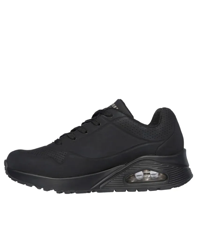 Skechers Uno Stand on Air Black/Black Wide