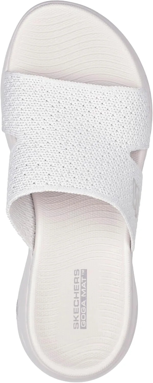 Skechers Women's Onthego 600 Stretch Knit Slide Slide