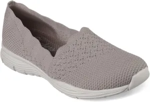 Skechers Women's, Seager - Stat Slip-On - Wide Width Taupe