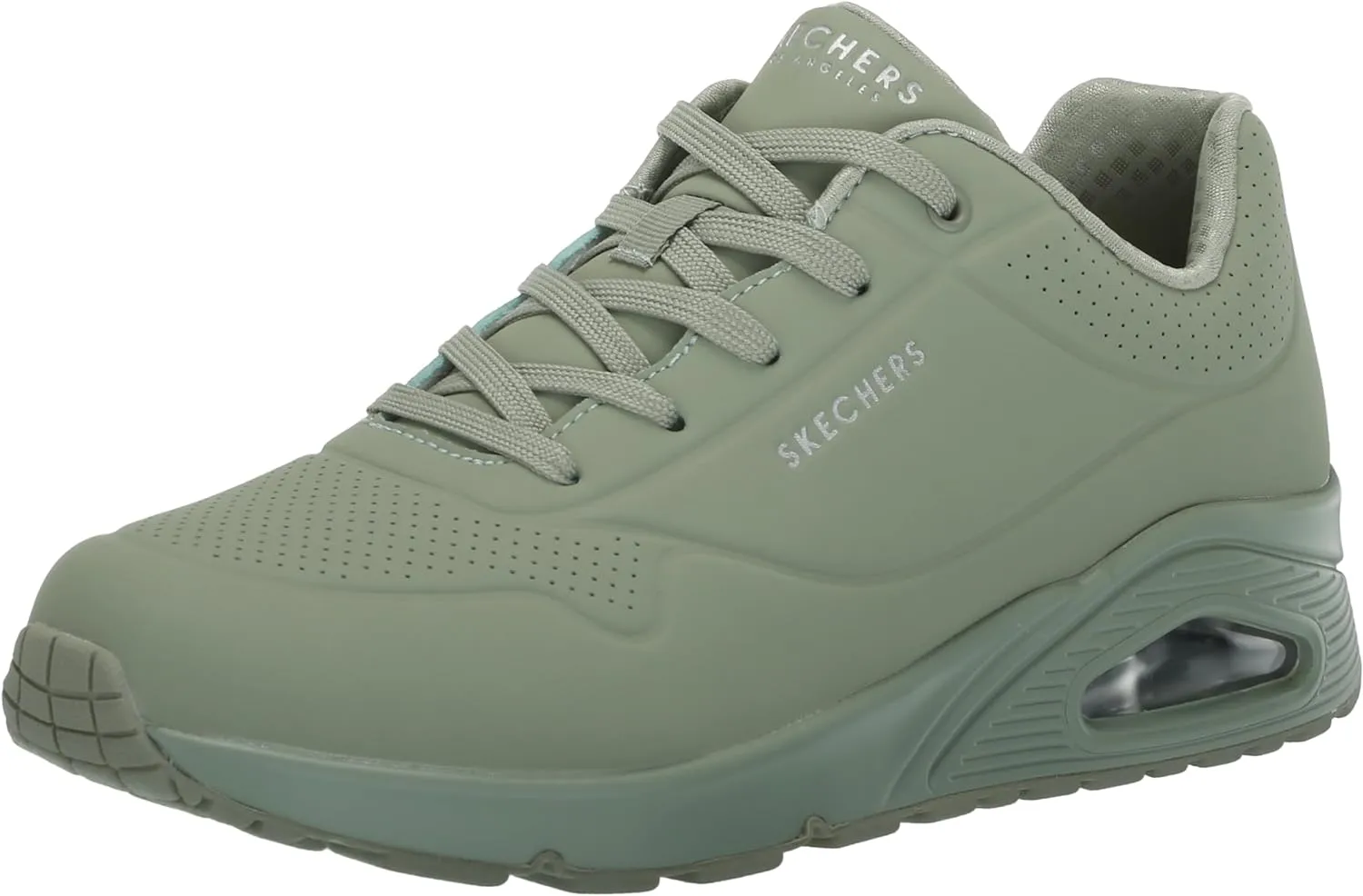 Skechers Women's Uno-Stand on Air Sneaker, Sage, 7.5