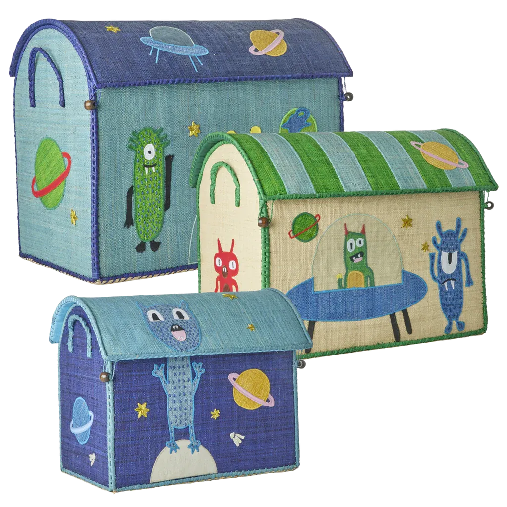 Small Toy Basket in Monster Design