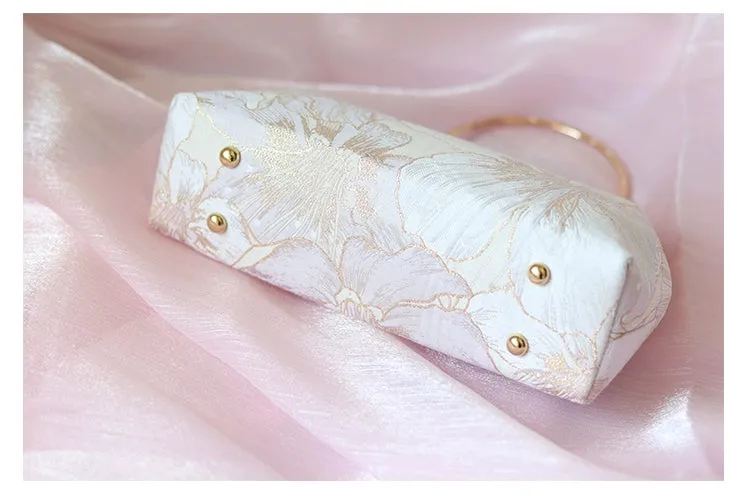 Spring Bag Advanced Texture Niche Style Portable My Mom Handbag with Dress and Cheongsam National Style Bag