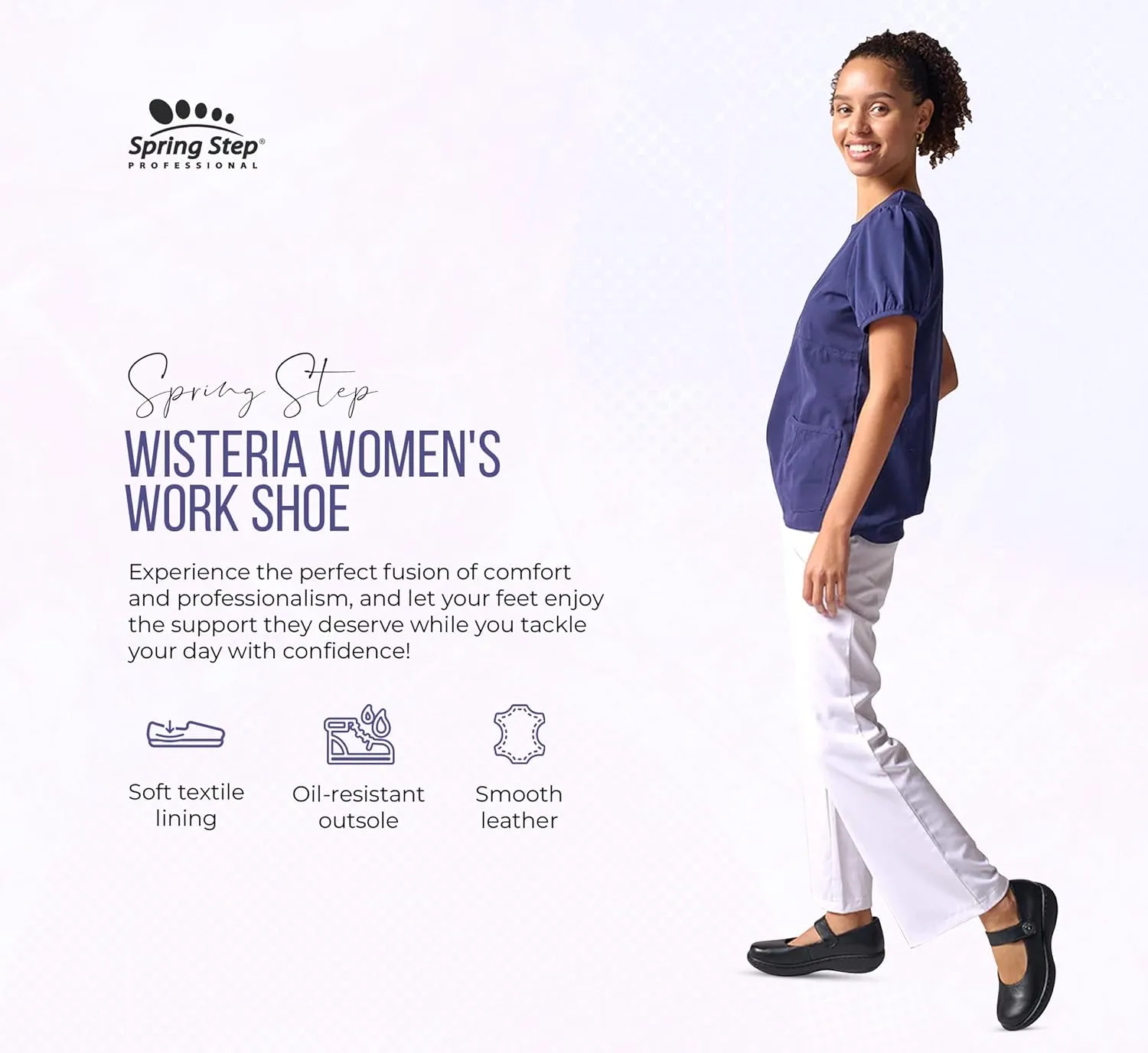 Spring Step Women's Wisteria Work Shoe