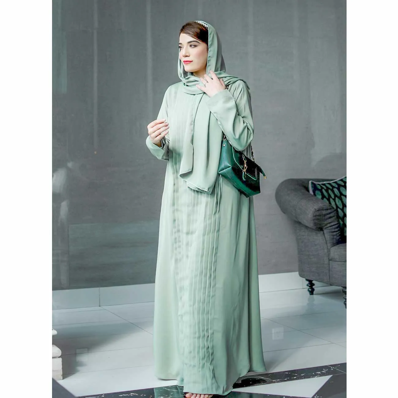 Streak Abaya (pastel)
