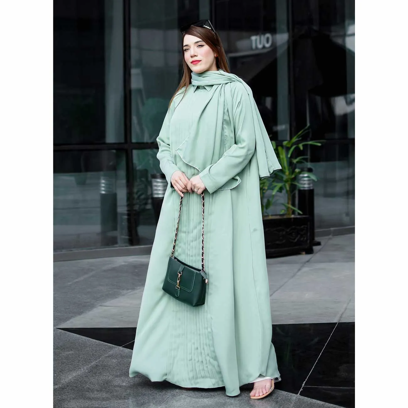 Streak Abaya (pastel)