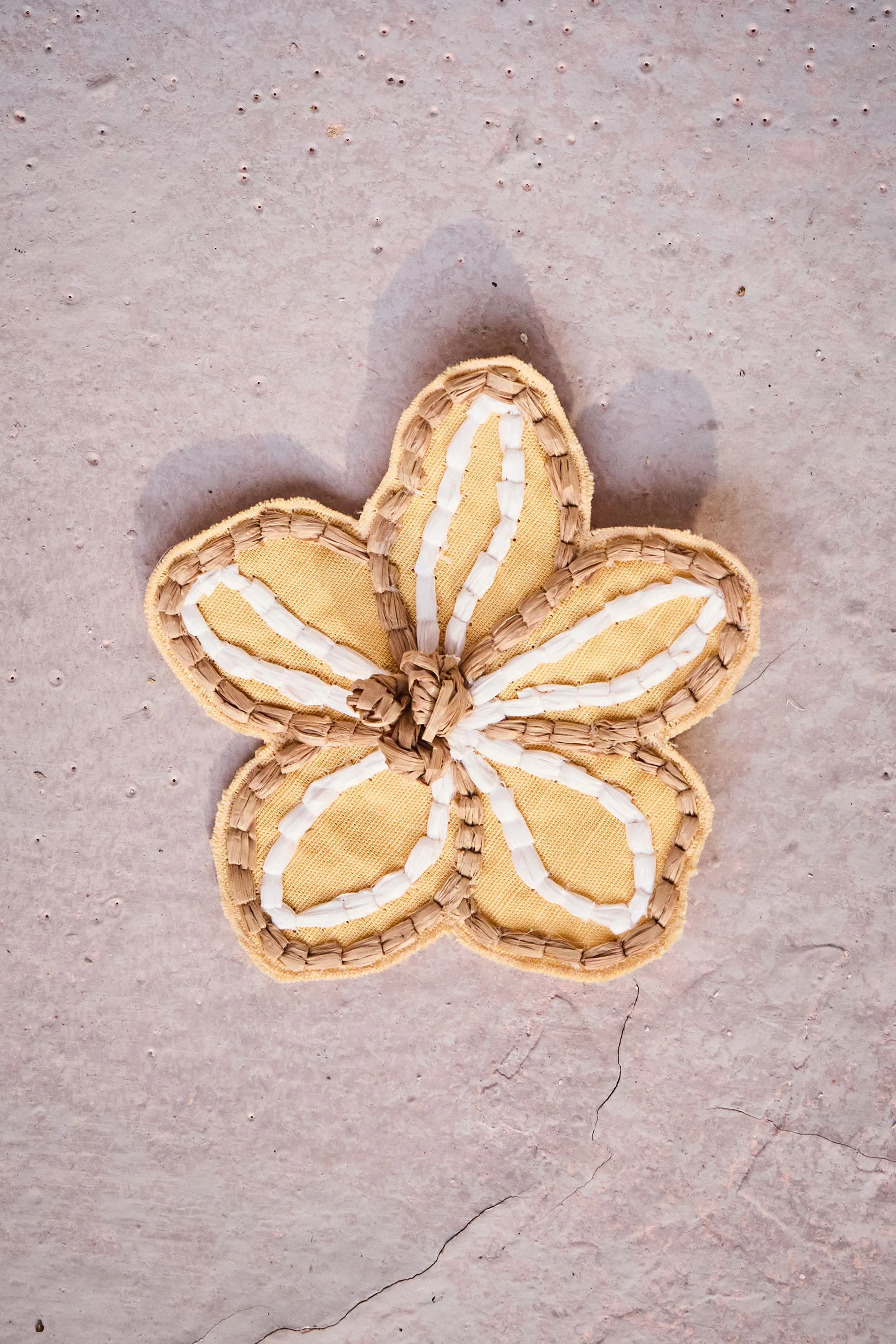 Sunpetal Embroidered Clip