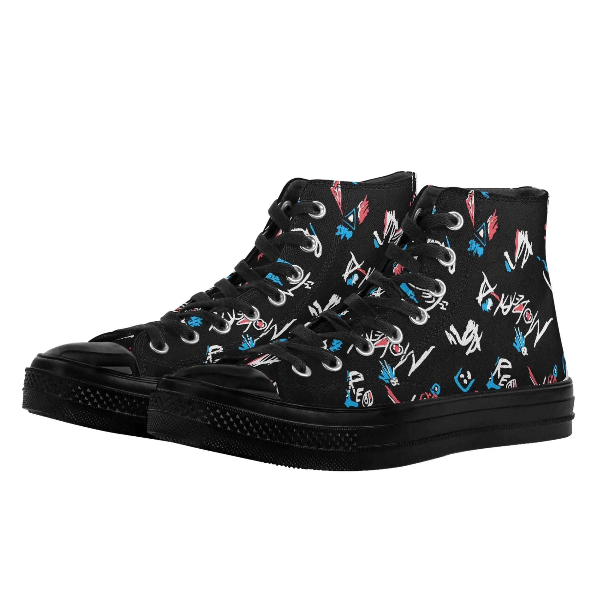Terminator T-800 Modern High Top Canvas Sneakers | Punk Rock Fashion
