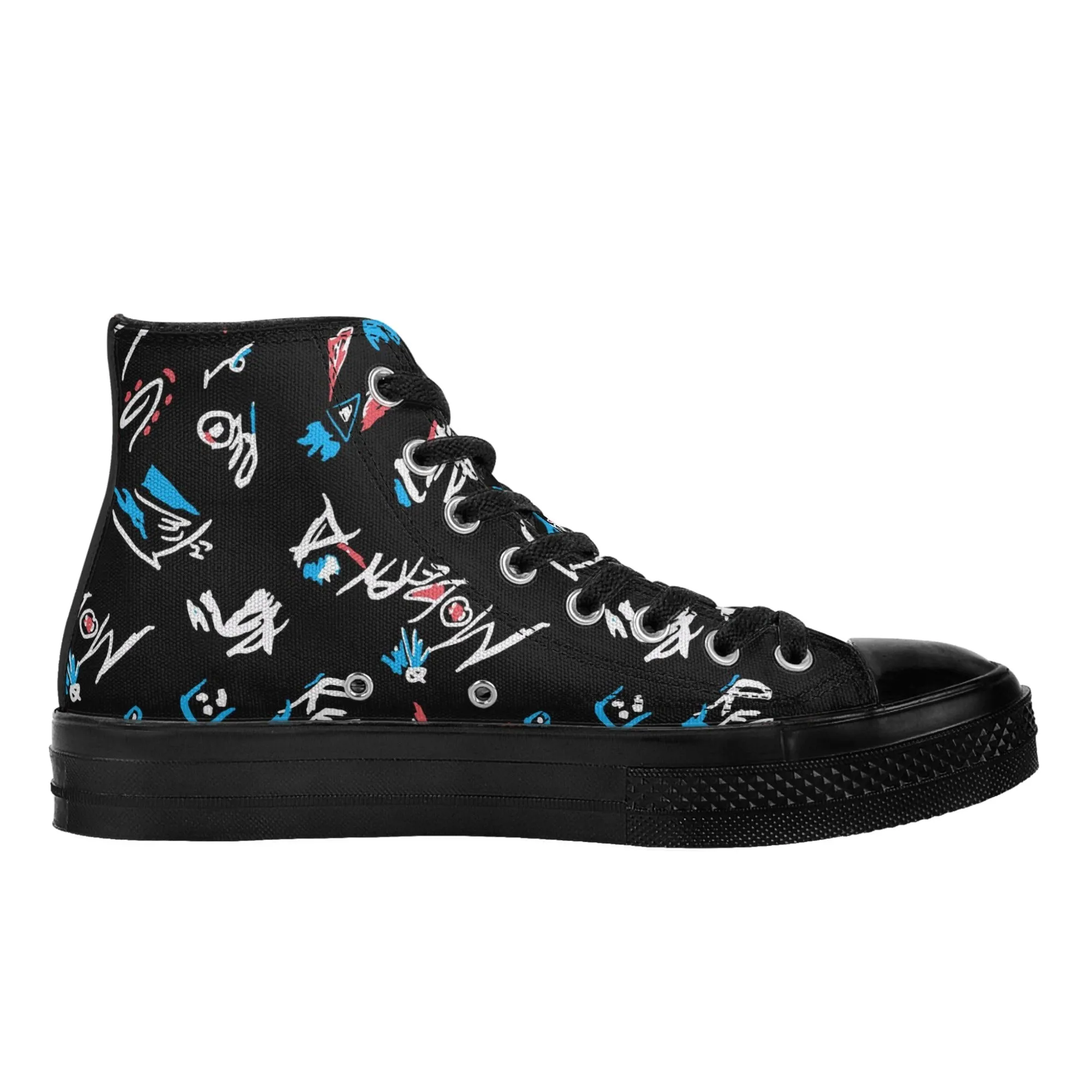 Terminator T-800 Modern High Top Canvas Sneakers | Punk Rock Fashion