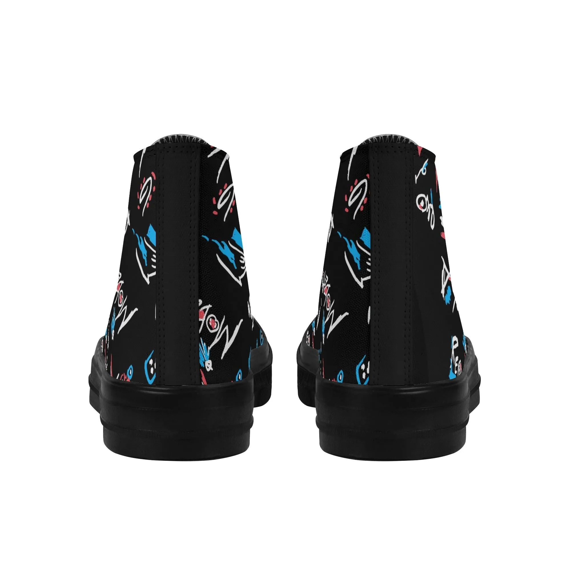 Terminator T-800 Modern High Top Canvas Sneakers | Punk Rock Fashion