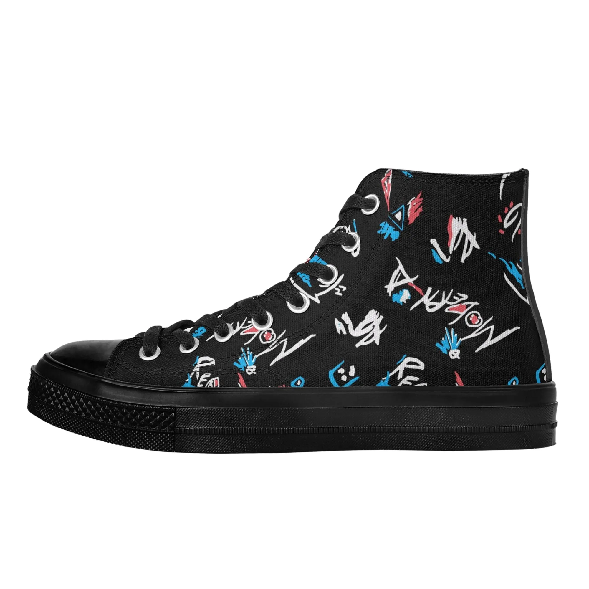 Terminator T-800 Modern High Top Canvas Sneakers | Punk Rock Fashion