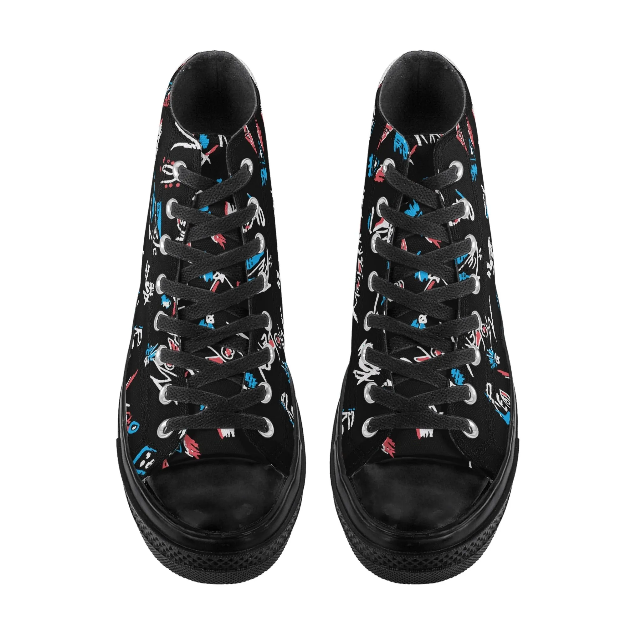 Terminator T-800 Modern High Top Canvas Sneakers | Punk Rock Fashion