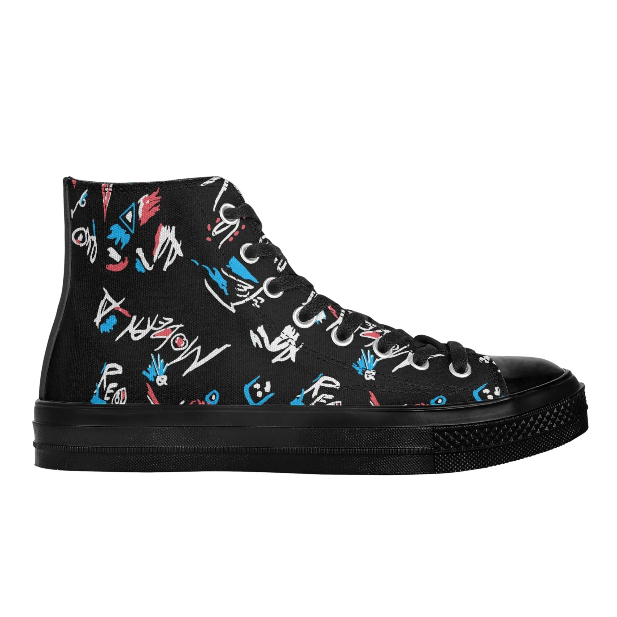Terminator T-800 Modern High Top Canvas Sneakers | Punk Rock Fashion