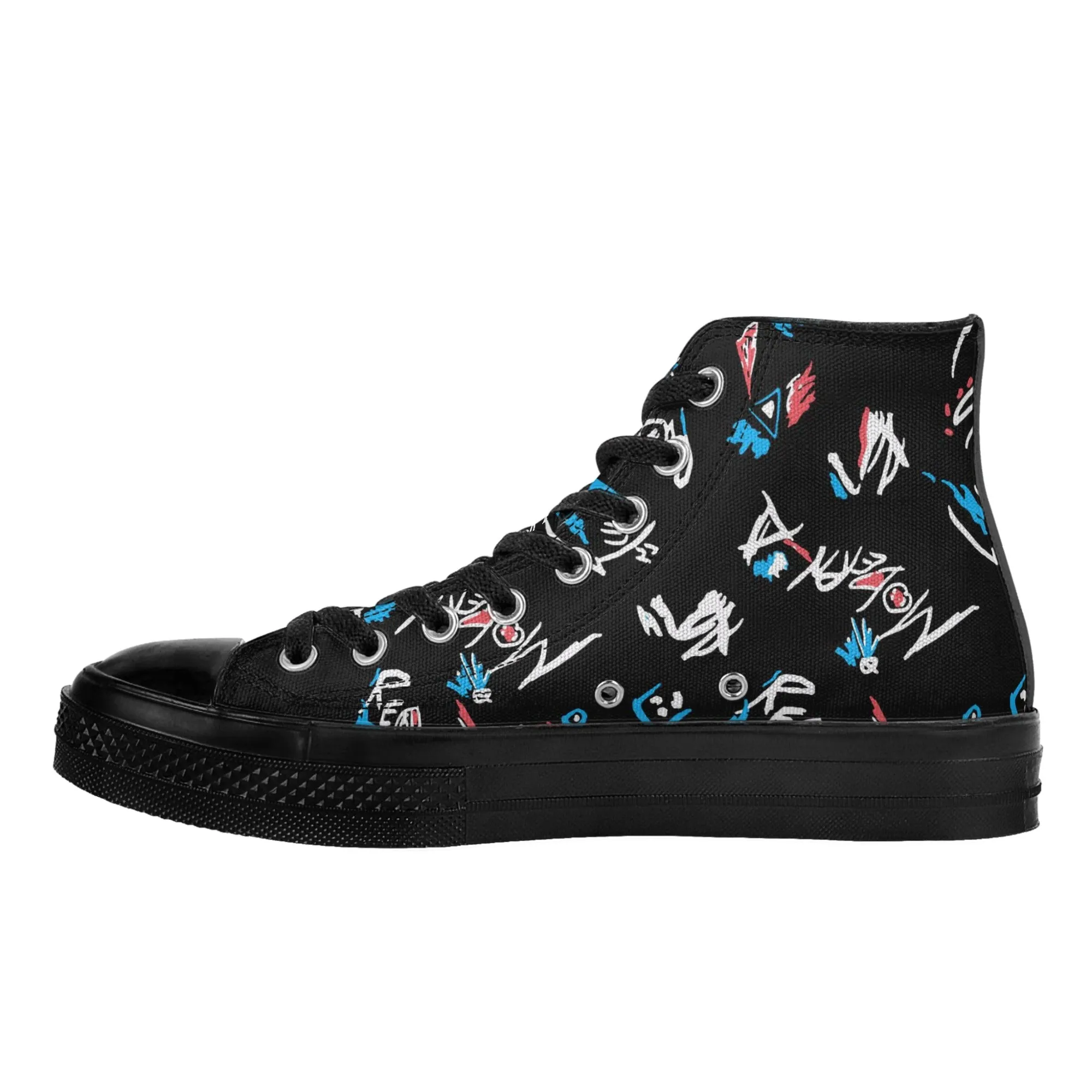 Terminator T-800 Modern High Top Canvas Sneakers | Punk Rock Fashion