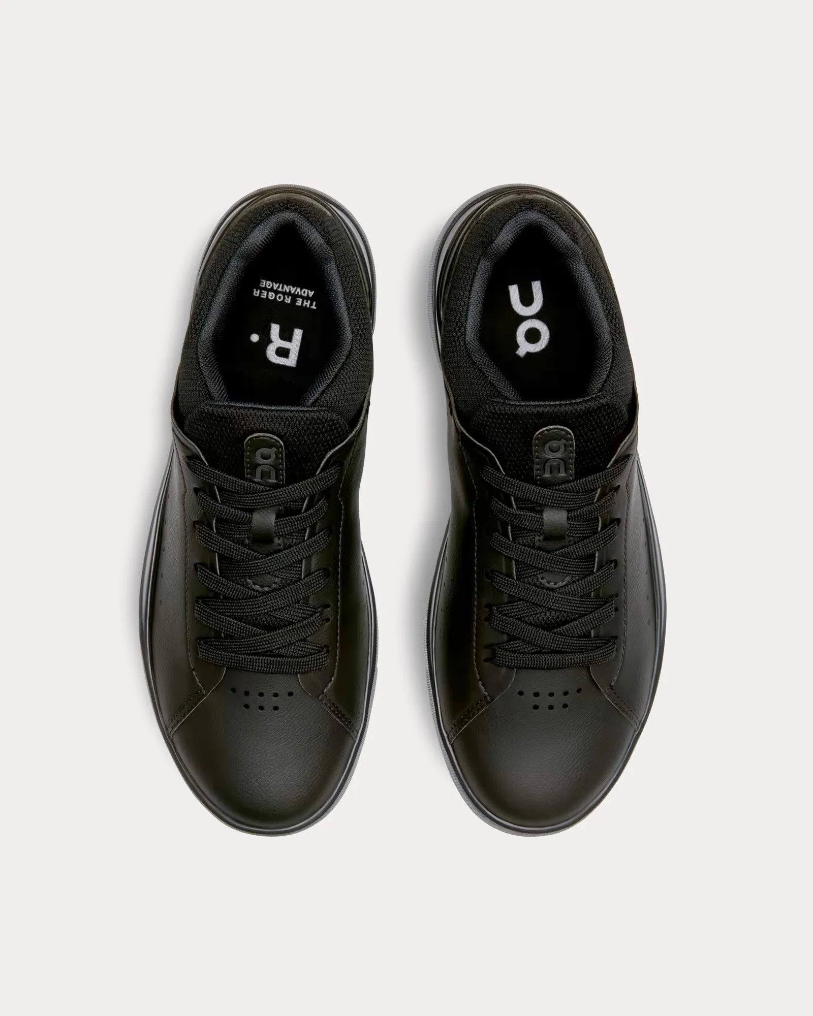 The Roger Advantage All Black Low Top Sneakers