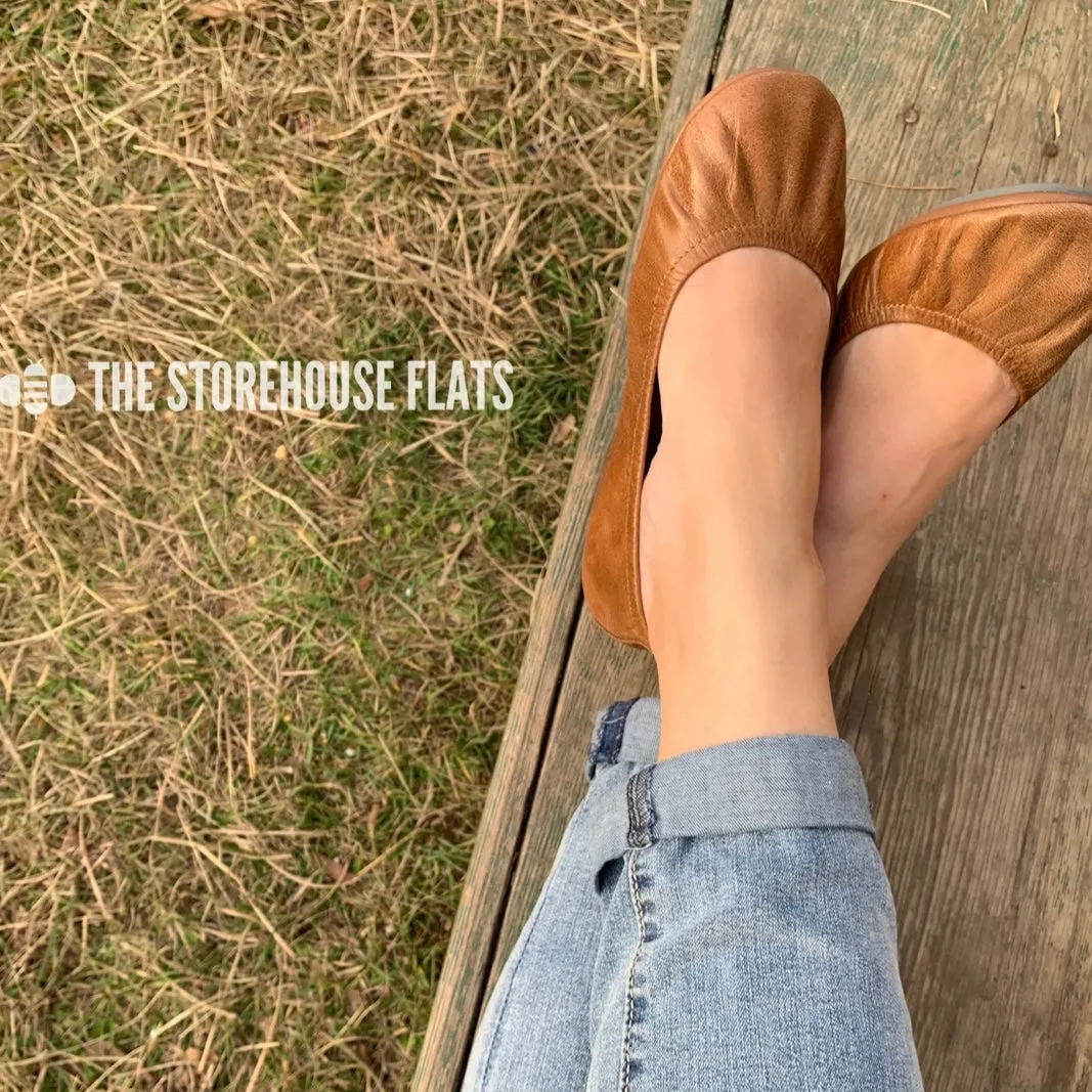 The Storehouse Flats - Saddle Brown Oil Tanned