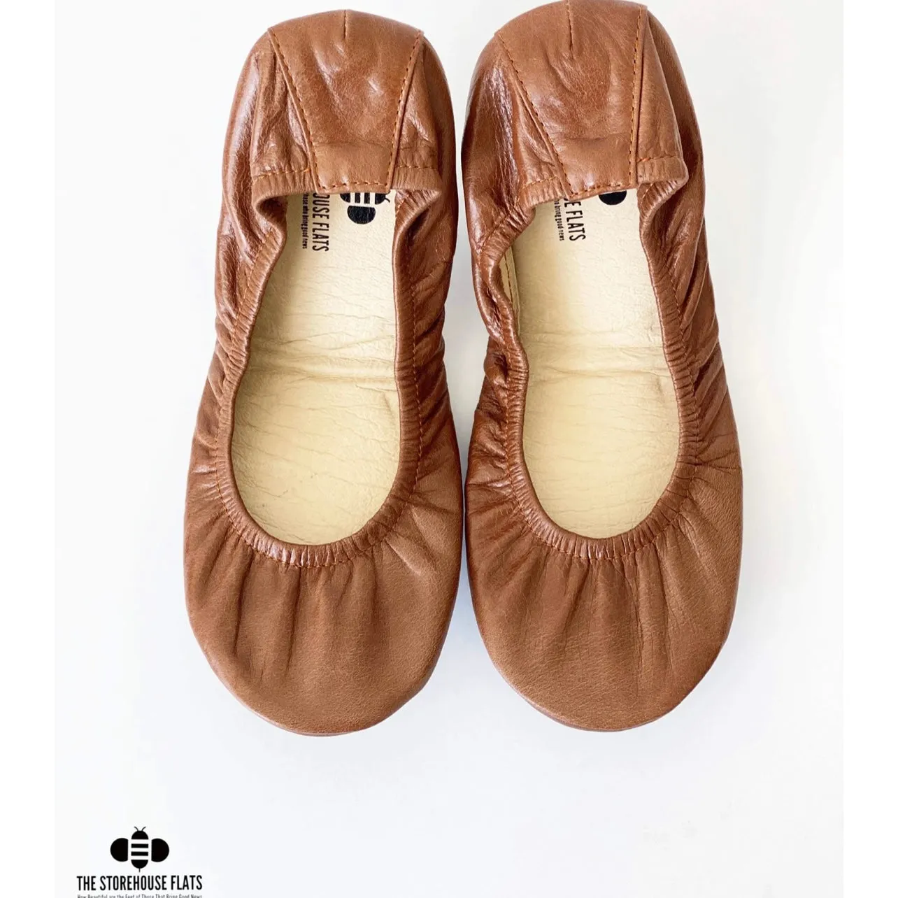 The Storehouse Flats - Saddle Brown Oil Tanned