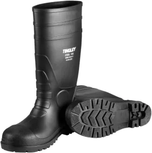 Tingley 31251.07 Pilot 15-in Cleated Steel Toe Knee Boot, Size 7, Black