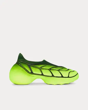 TK-360  Knit Black Yellow Slip On Sneakers