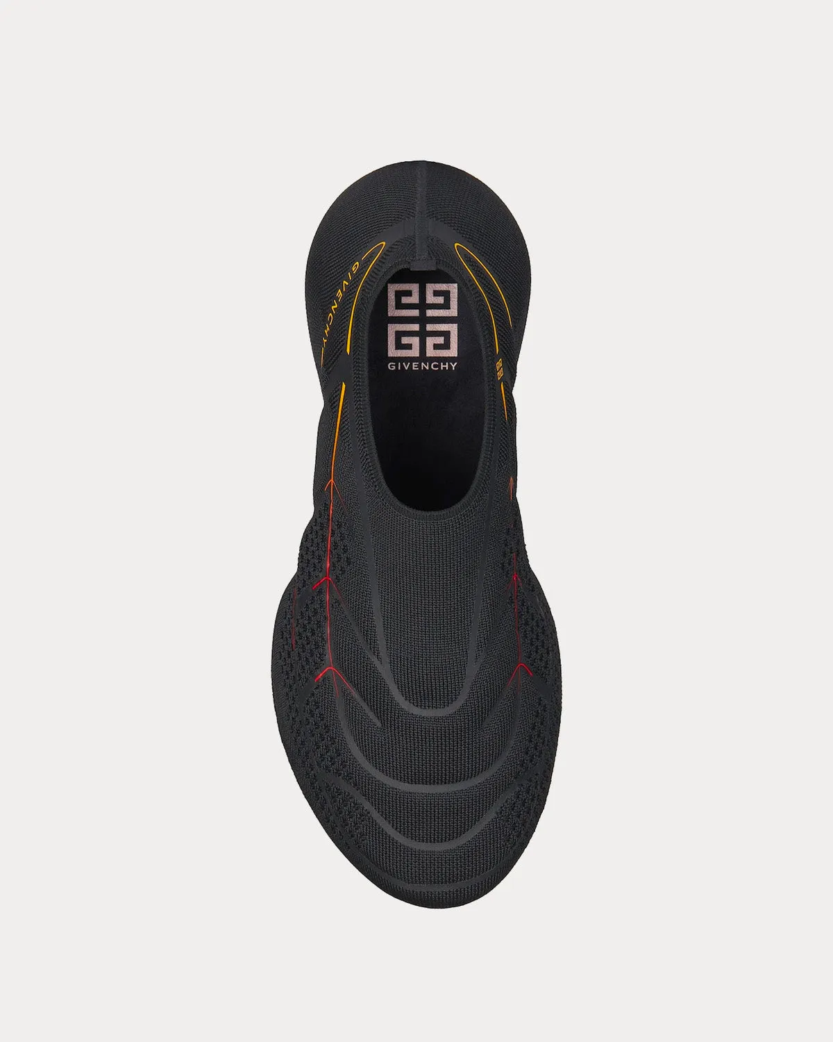 TK-360  Mesh Black / Yellow Slip On Sneakers