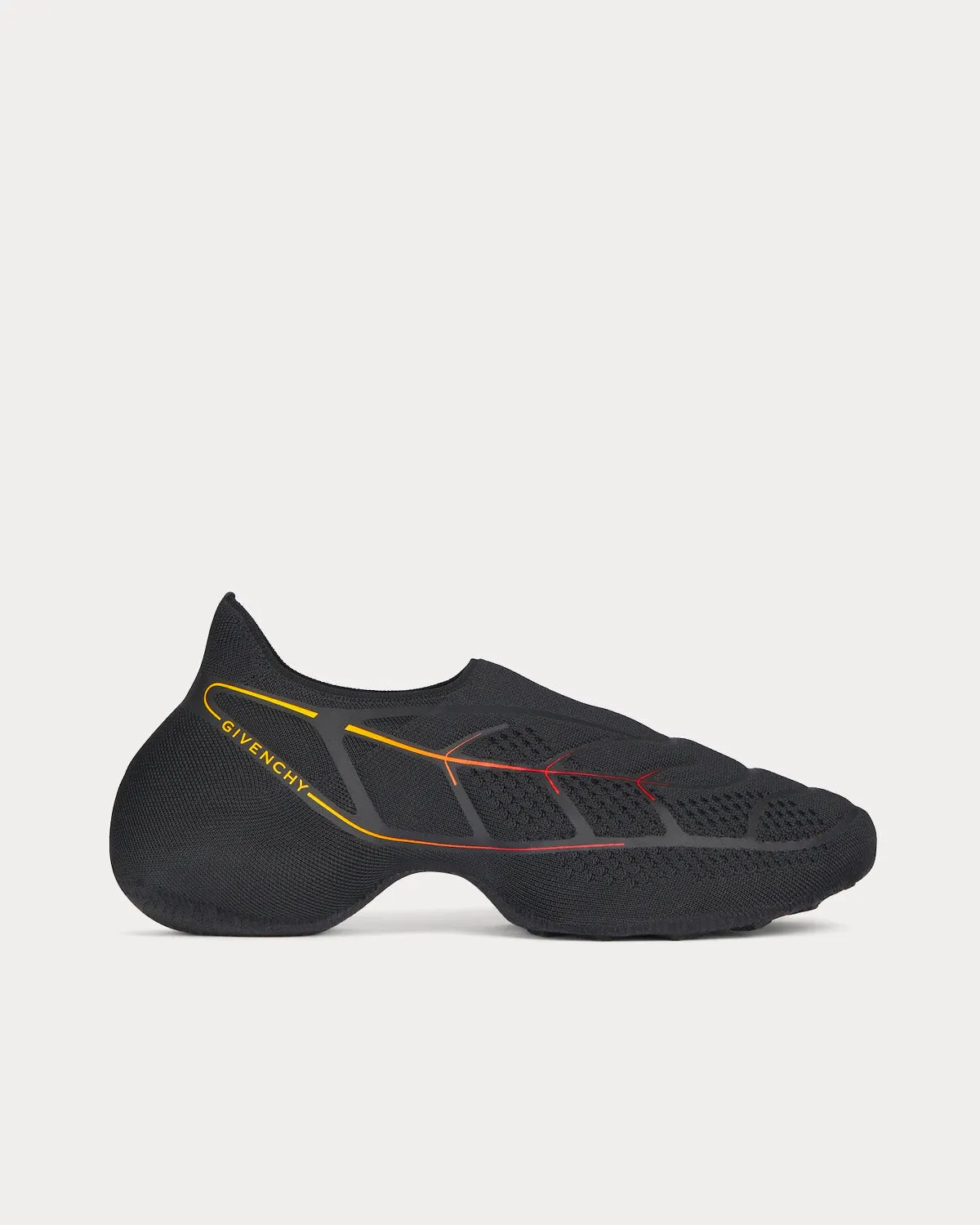 TK-360  Mesh Black / Yellow Slip On Sneakers