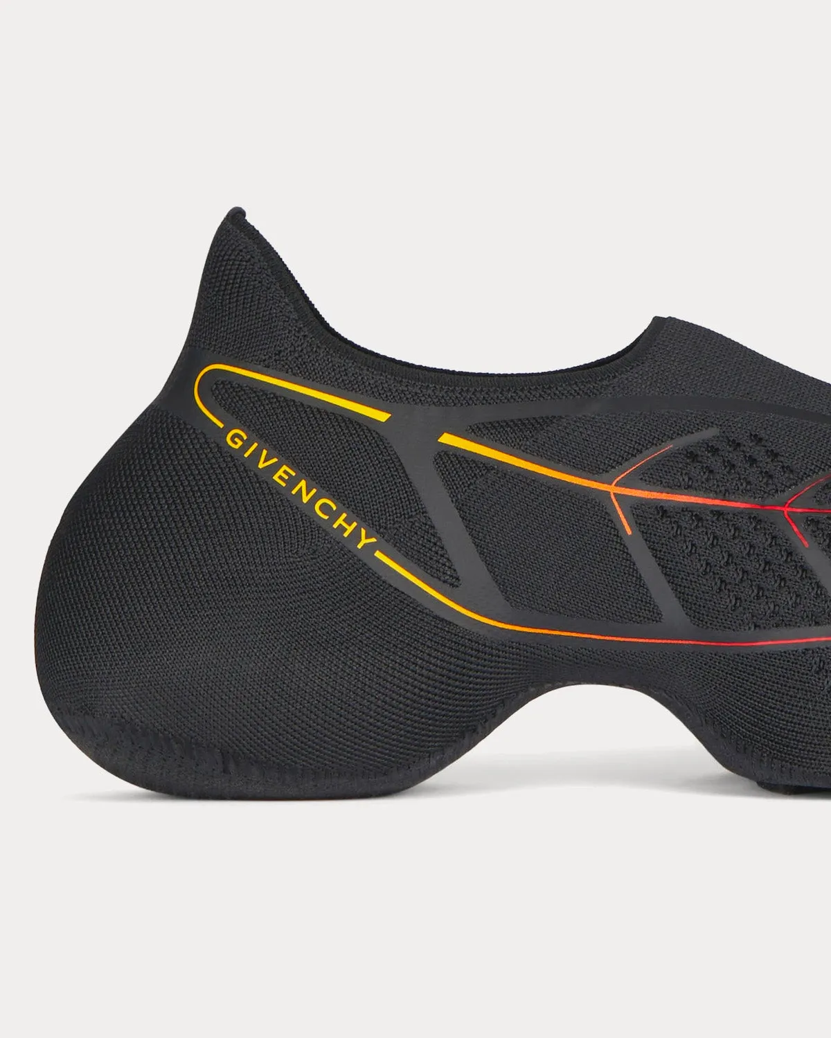TK-360  Mesh Black / Yellow Slip On Sneakers