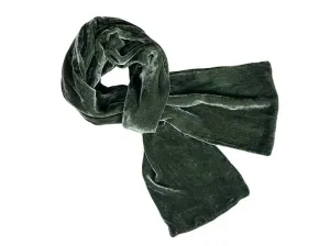 Velvet Scarf - Dark Sage