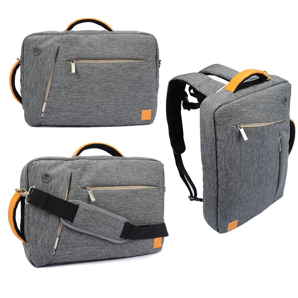 VG Hybrid Bag for MacBook, Surface, ASUS Transformer Elite, Dell Inspiron XPS, Acer Aspire, HP Pavilion Slate, Toshiba Satellite, Lenovo ThinkPad IdeaPad Miix, Samsung Series up to 12.5 inch , Gray