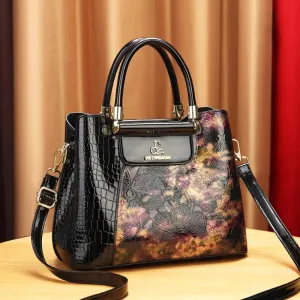 Vintage Senior Printed Women's Handbag