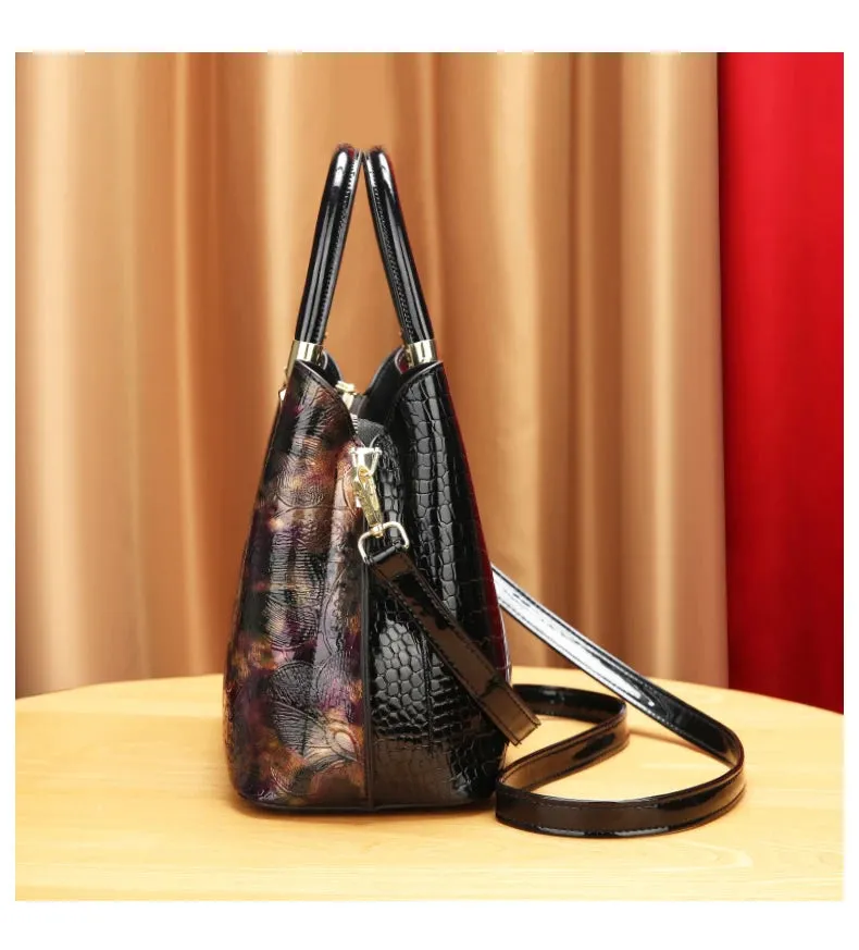 Vintage Senior Printed Women's Handbag