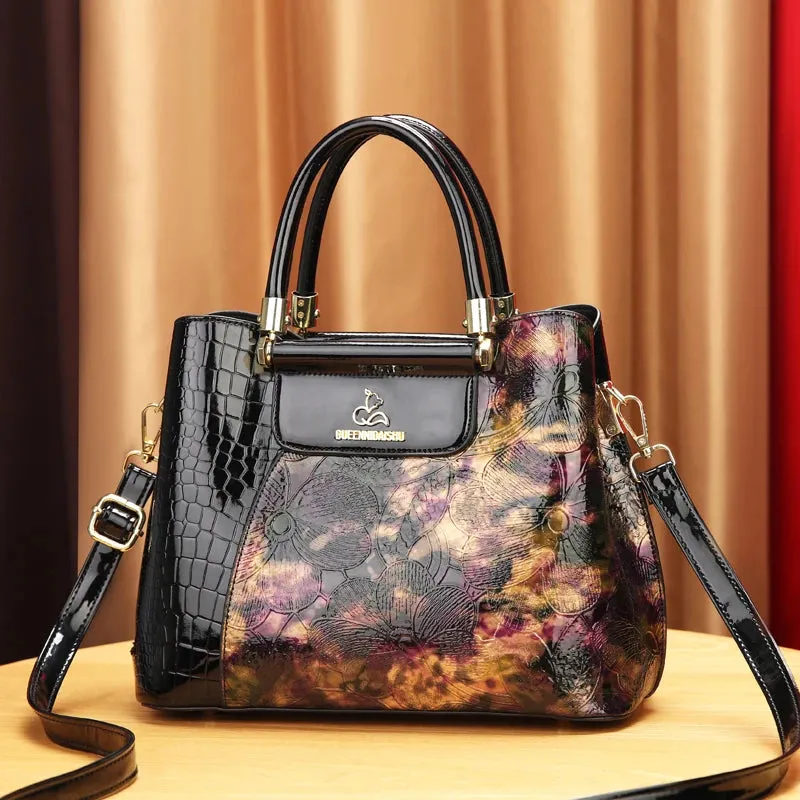 Vintage Senior Printed Women's Handbag