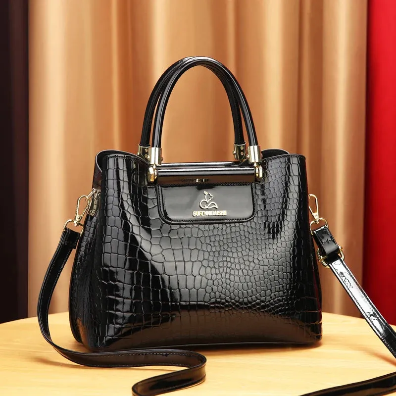 Vintage Senior Printed Women's Handbag