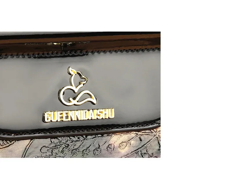 Vintage Senior Printed Women's Handbag