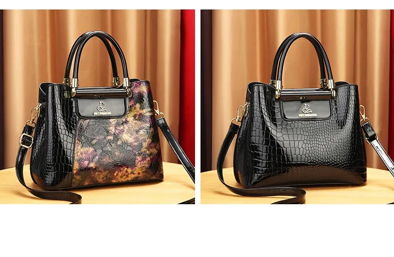 Vintage Senior Printed Women's Handbag