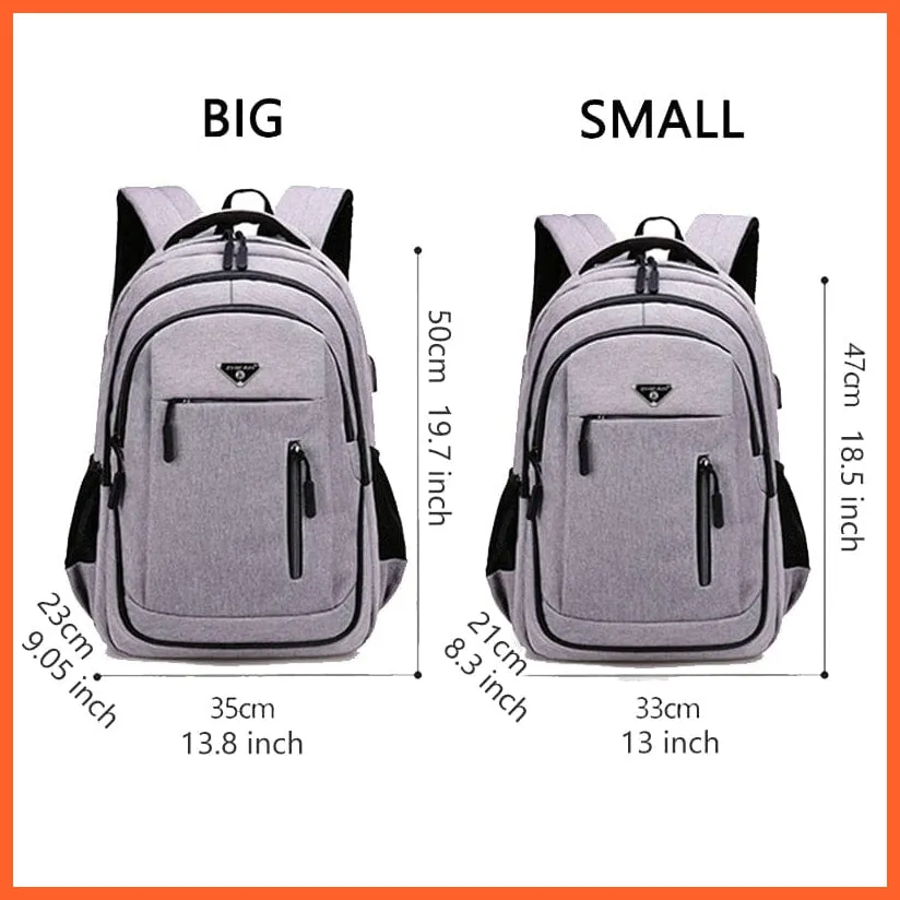 Waterproof Laptop Backpack With Various Compartments
