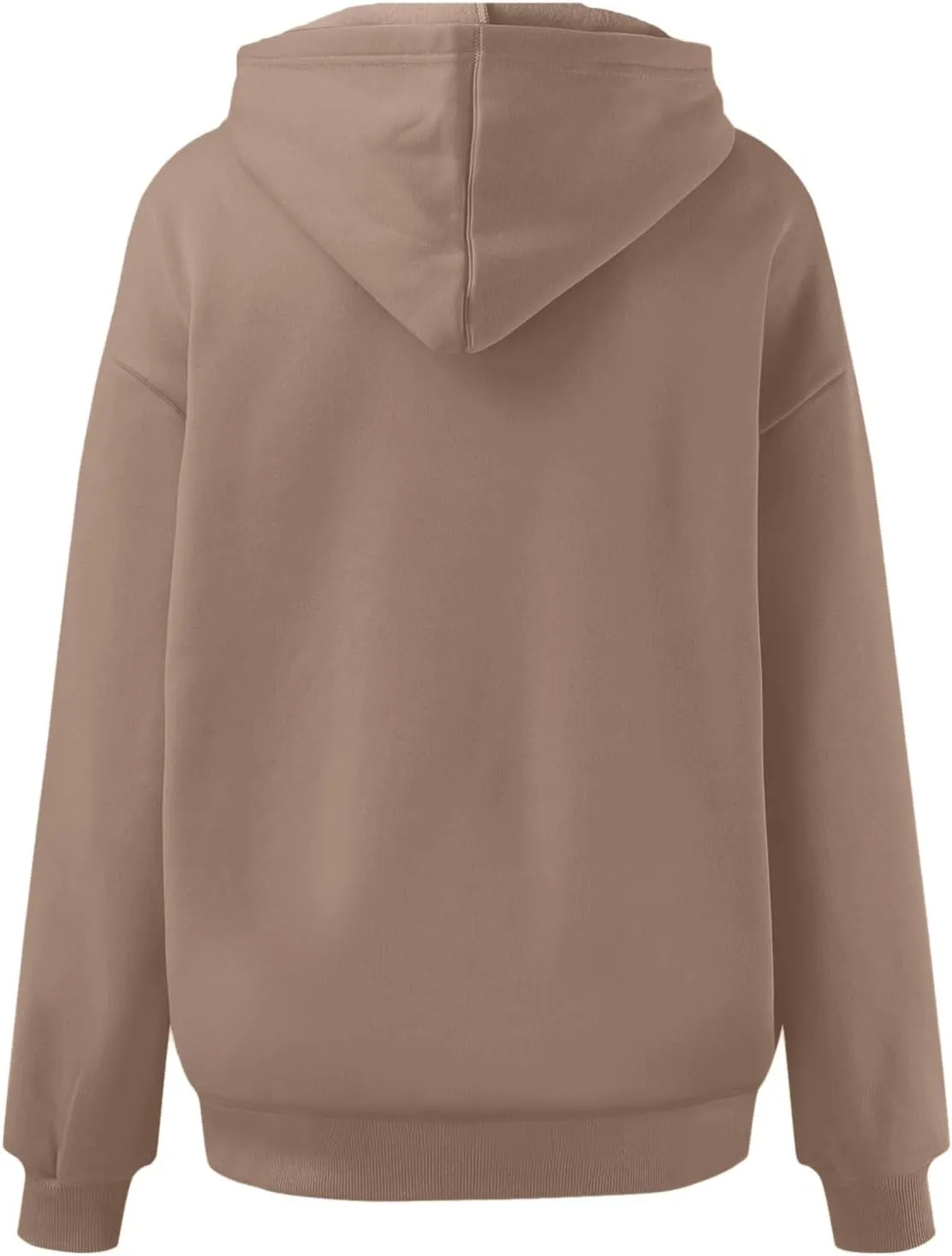 Women Comfy Oversized Hoodie Long Sleeve Solid Color Hooded Sweatshirts Fall Winter Pullover Tops Outfit with Pocket