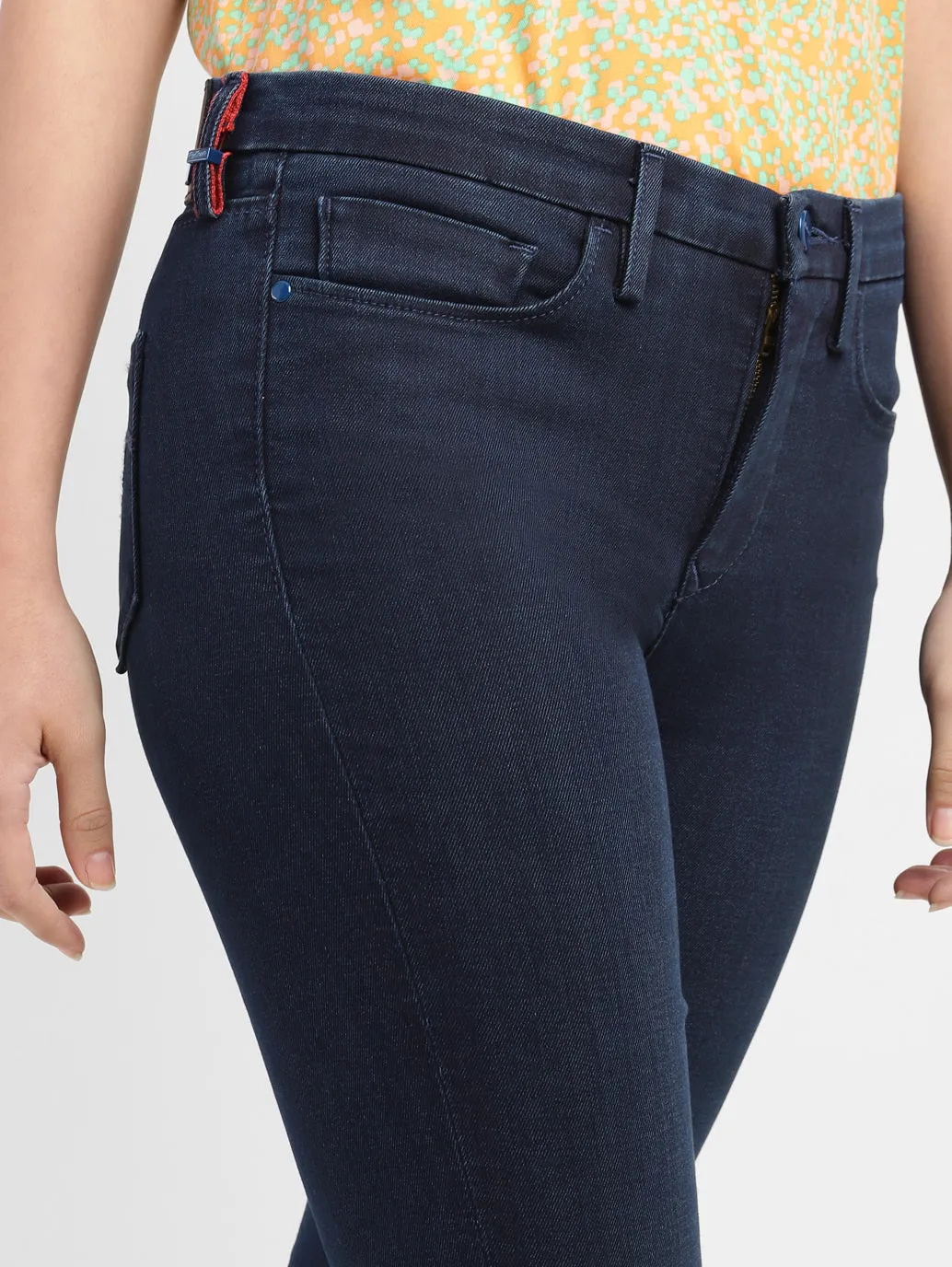 Women's 311 Navy Blue Skinny Fit Mid Rise Jeans