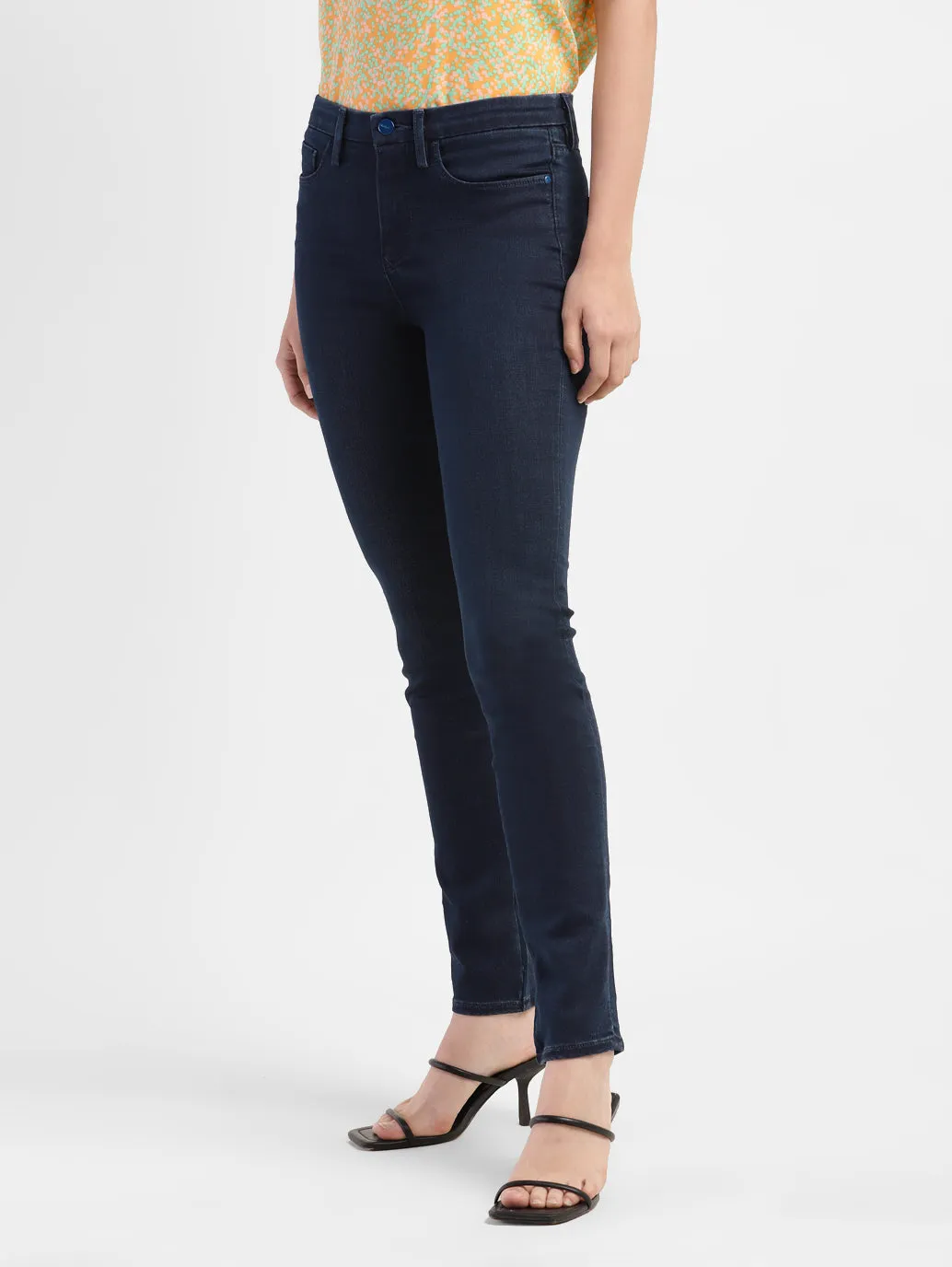 Women's 311 Navy Blue Skinny Fit Mid Rise Jeans