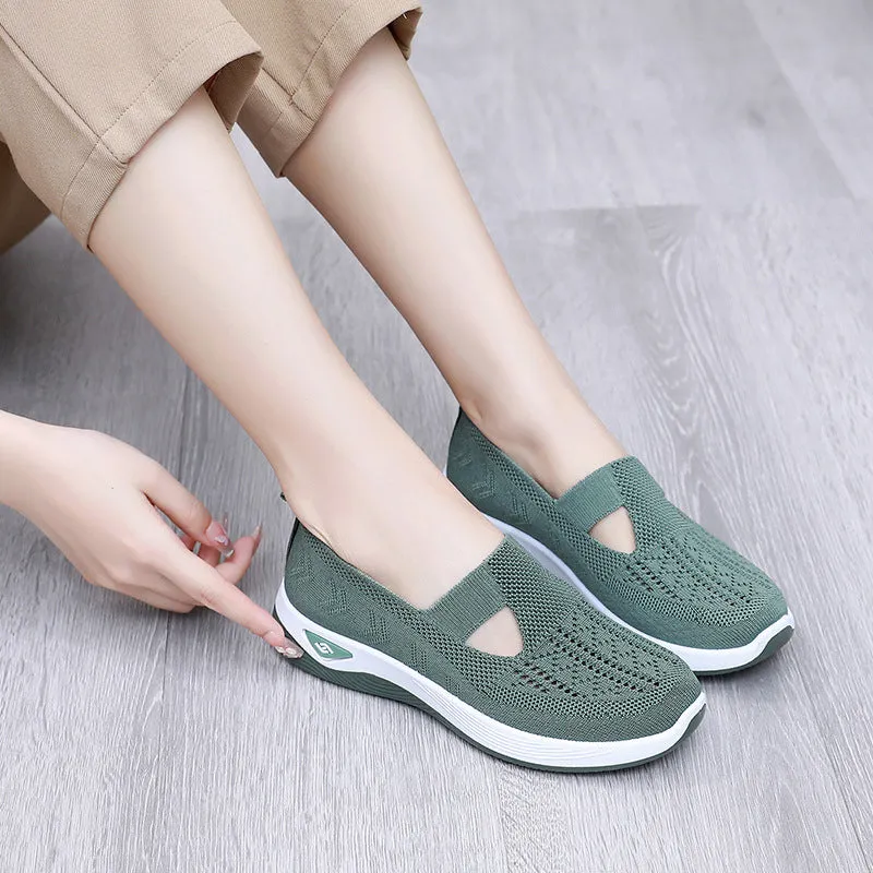 Women's Lightweight Breathable Mesh Slip-On Sneakers