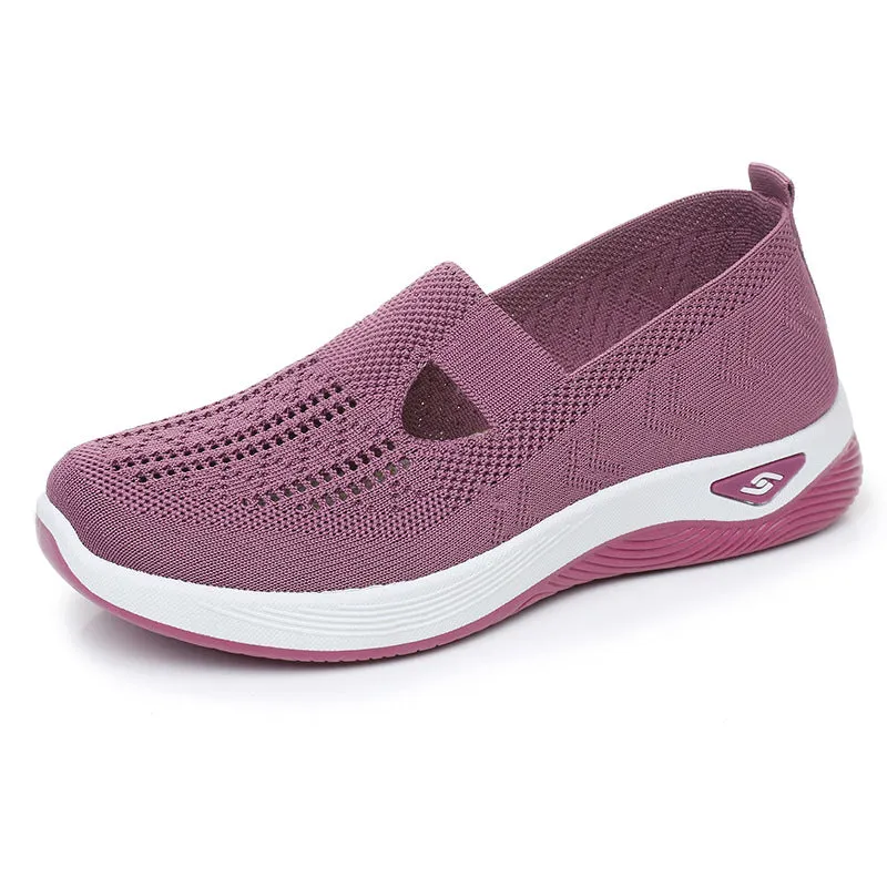 Women's Lightweight Breathable Mesh Slip-On Sneakers